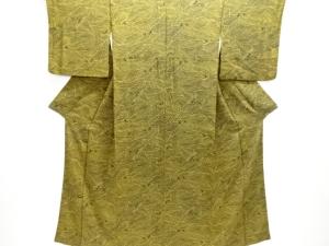 大正ロマン　葉模様着物